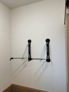 自転車収納
壁付け金具